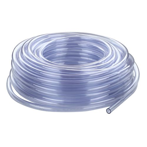 DiversiTech 7-12 Clear Vinyl Tubing, 1/2" Nominal Size, 100' Length, 0.485" Inside Diameter, 65 PSI Working Pressure, 23-140 Â°F, PVC, 0.61" Outside Diameter