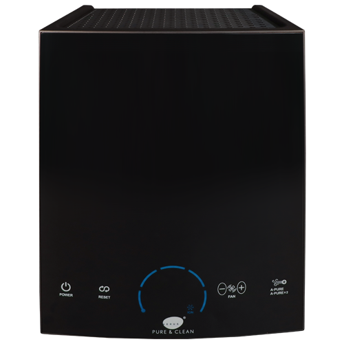 Aerus PURE & CLEAN+ 00747 Portable Ultra Violet Air Cleaner, 40-60 CFM Air Flow Capacity, 100-240 VAC (Input), 24 VDC (External Power Supply Output), 43 W, Viruses, Bacteria, Mold, Fungi, Vocs, Smoke, Allergens, Odors, UVC, Activepure® Technology, 1 Lamps, 34-100 Â°F