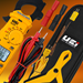 UEi Test Instruments DL579COMBO True-RMS Clamp Meter Kit, 600 A (Jaw), 1-1/4" Jaw Capacity, 750 V, 1000 V, CAT IV 300V / CAT III 600V, True RMS AC Response, Dual Display, LCD (Backlit), 2.0% + 8 Digits (Jaw), 2.0% + 5 Digits (600 ÂµA Lead), 1.5% + 5 Digits (2000 ÂµA Lead)